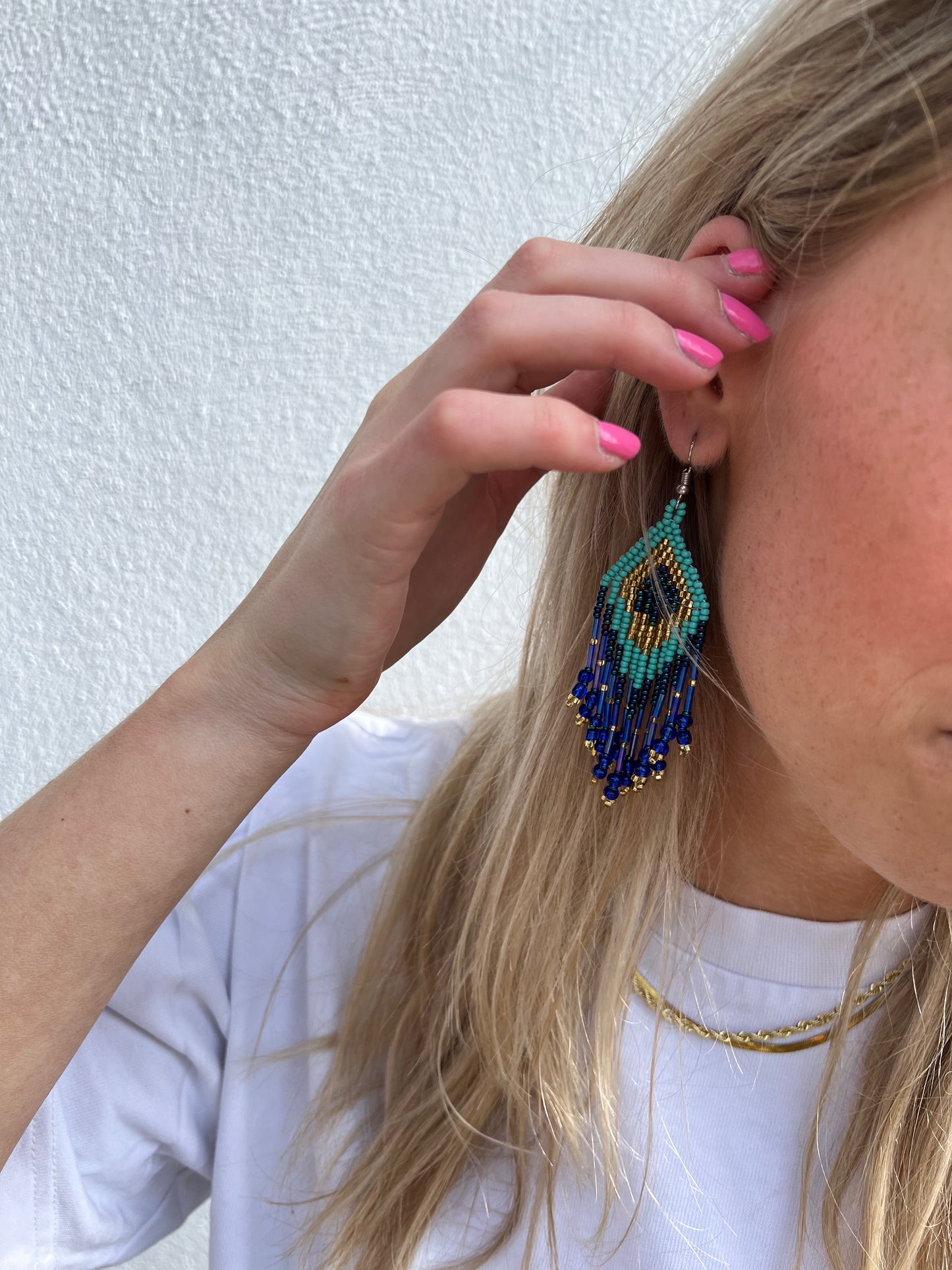 Blue Chacahua Earring