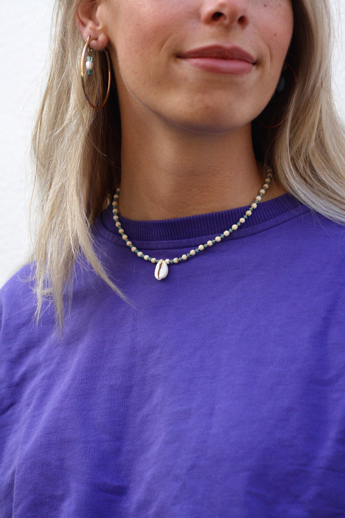 Disco Shell Necklace