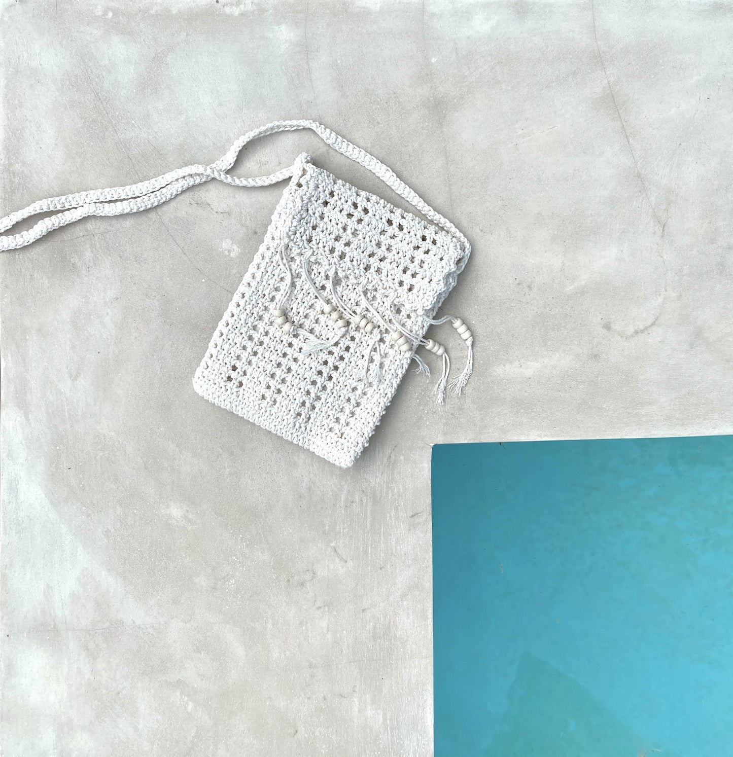 White Canggu Beach Bag