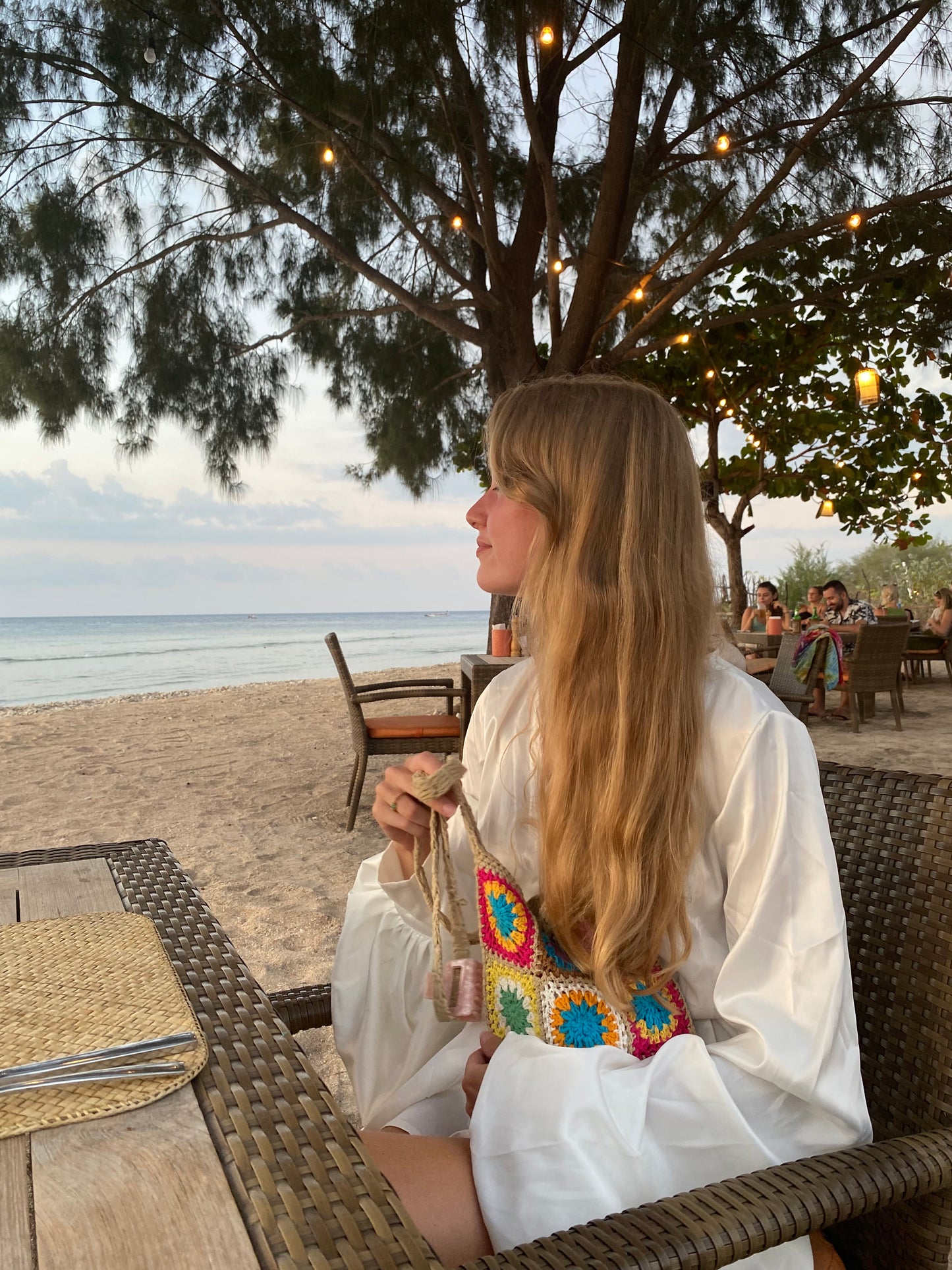 Beige Uluwatu Beach Bag
