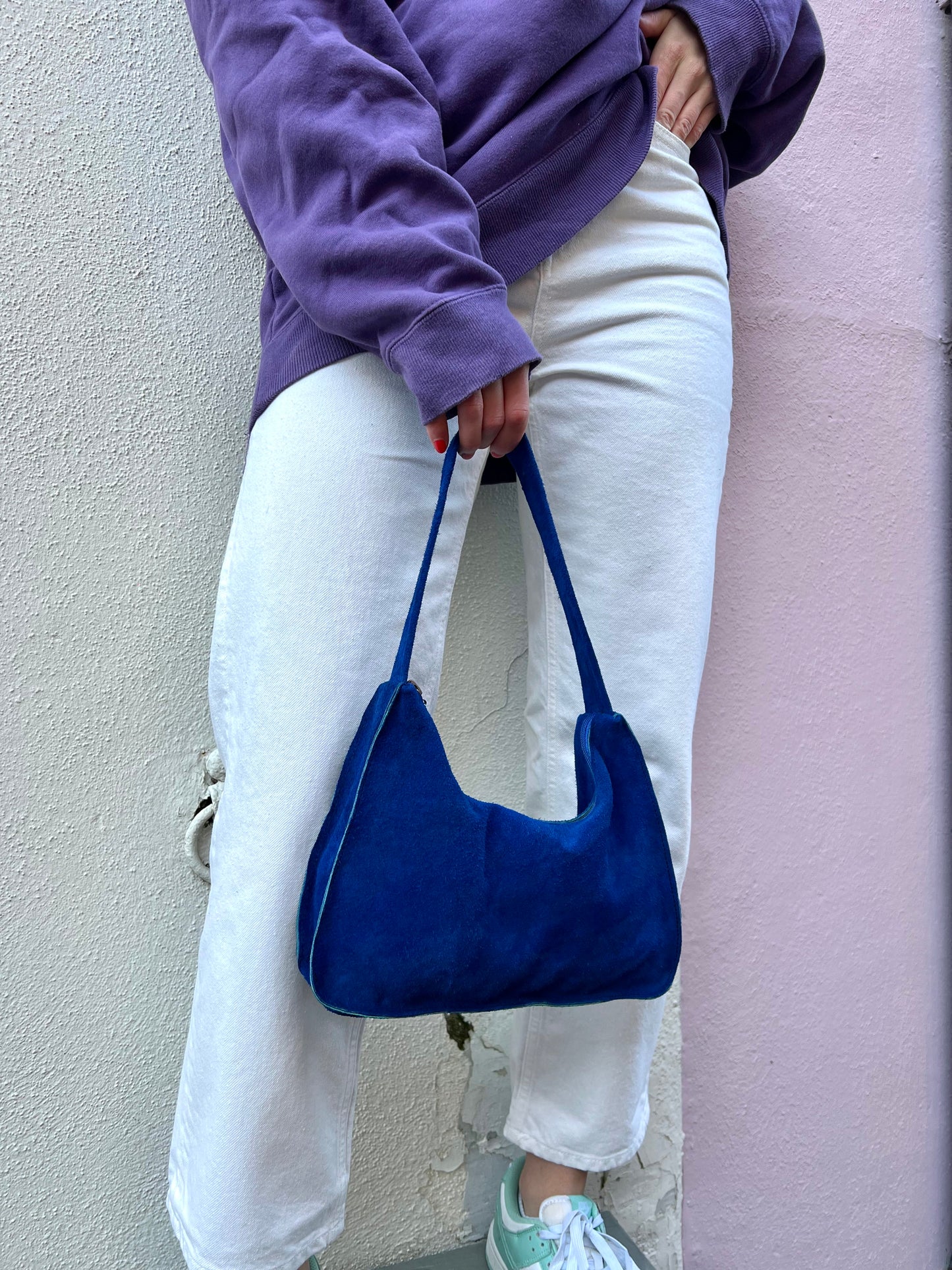 Suède Marra Handbag | Blue