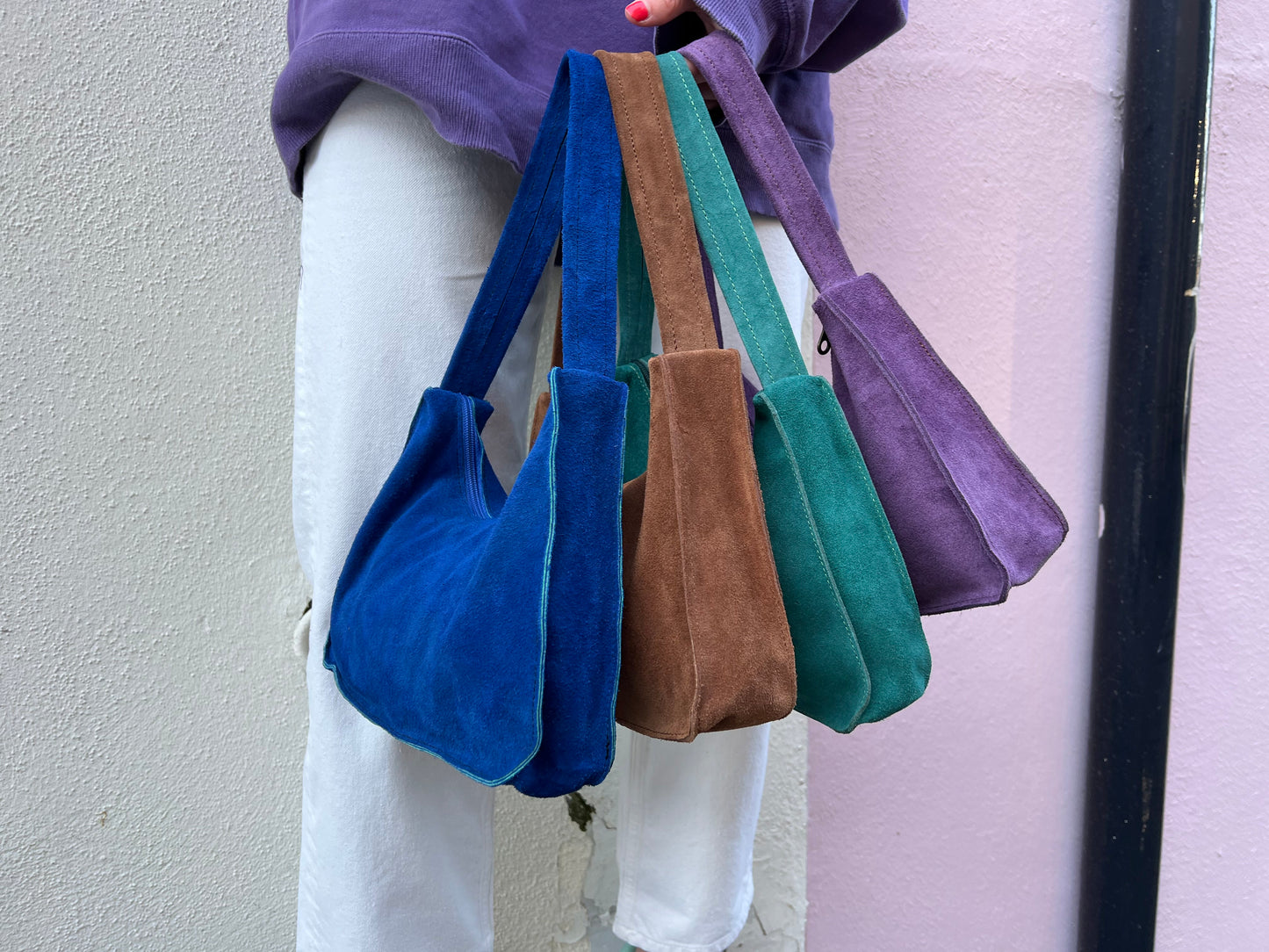 Suède Marra Handbag | Turquoise