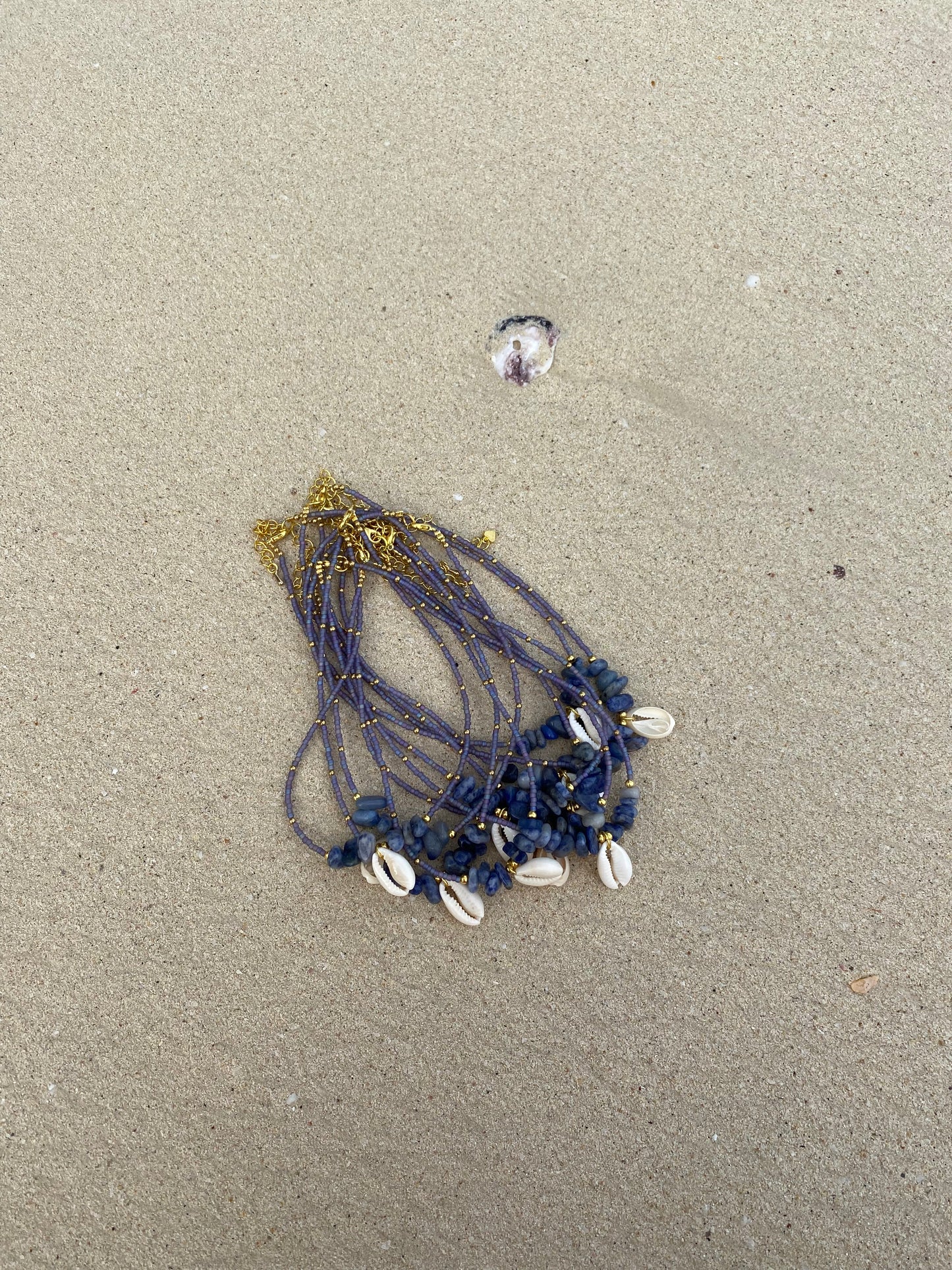 Purple Island Shell Necklace