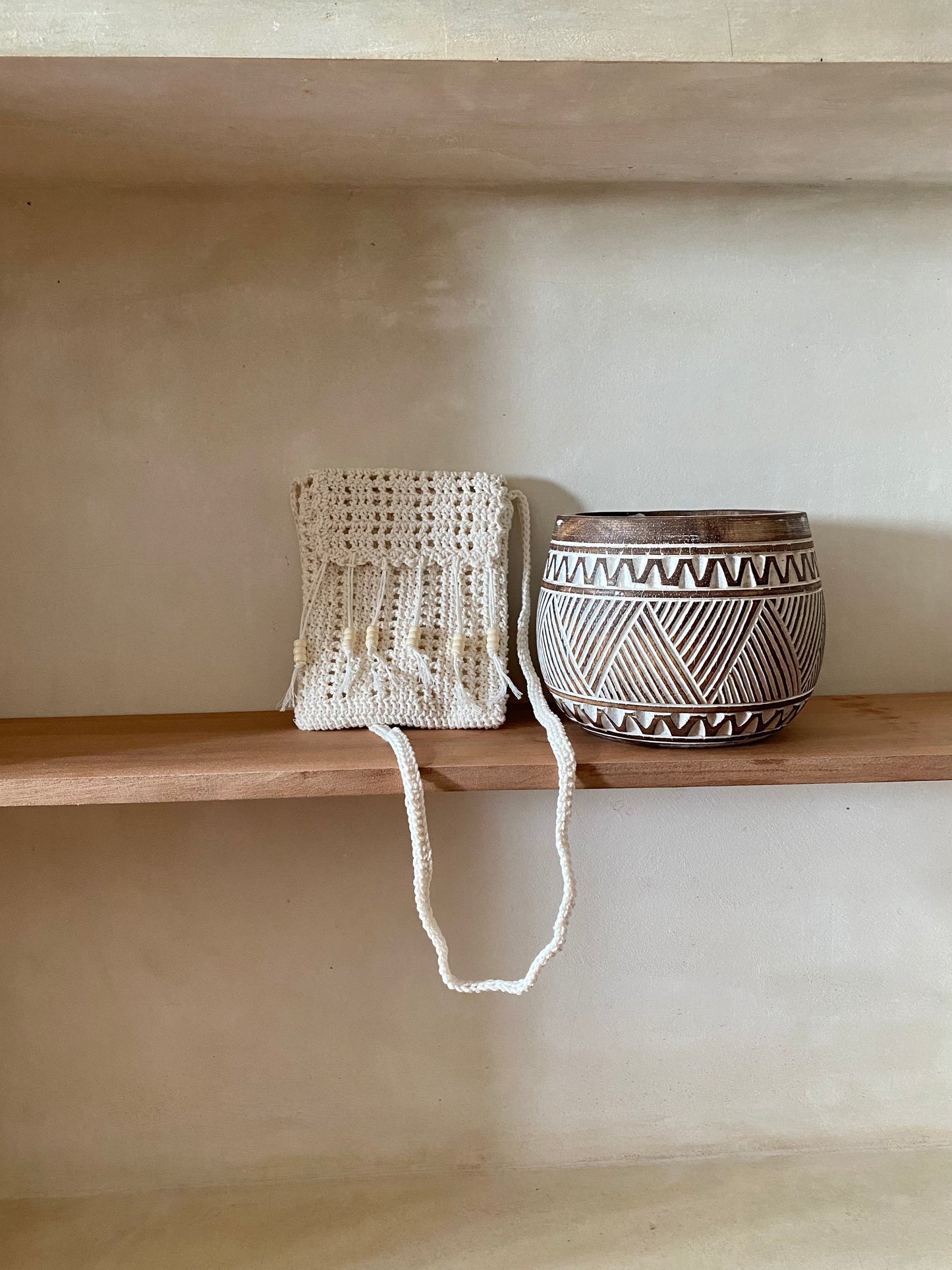 White Canggu Beach Bag