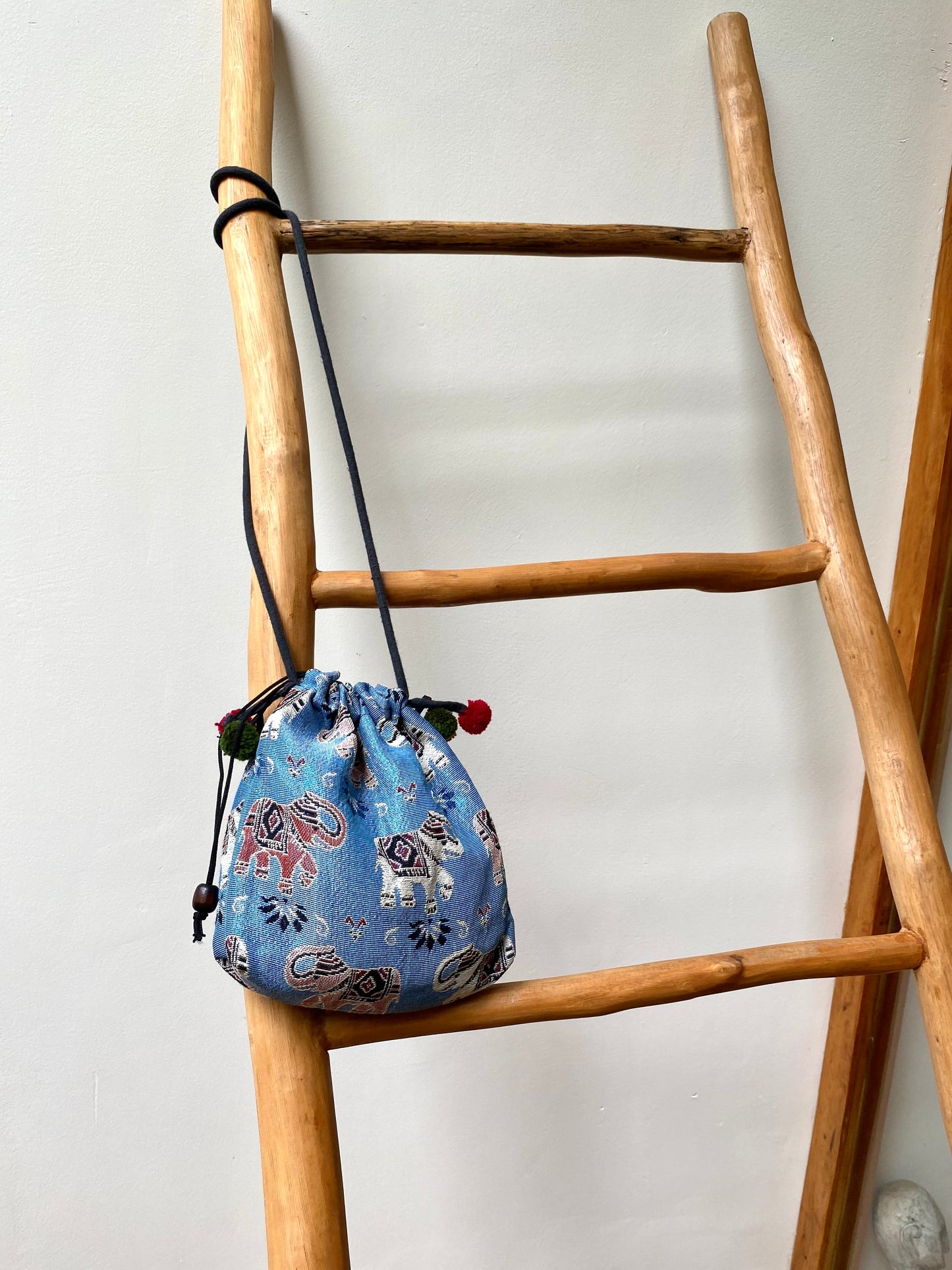 Light Blue Elephant Mile Bag