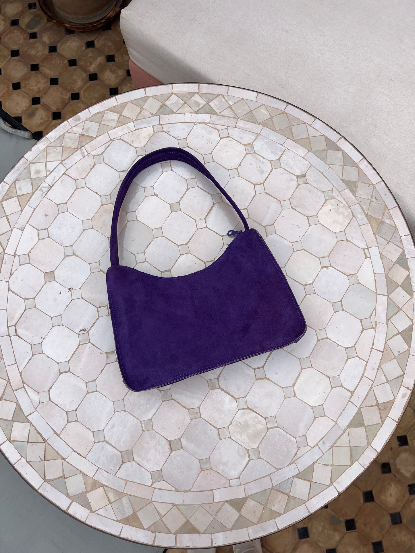 Suède Marra Handbag | Purple