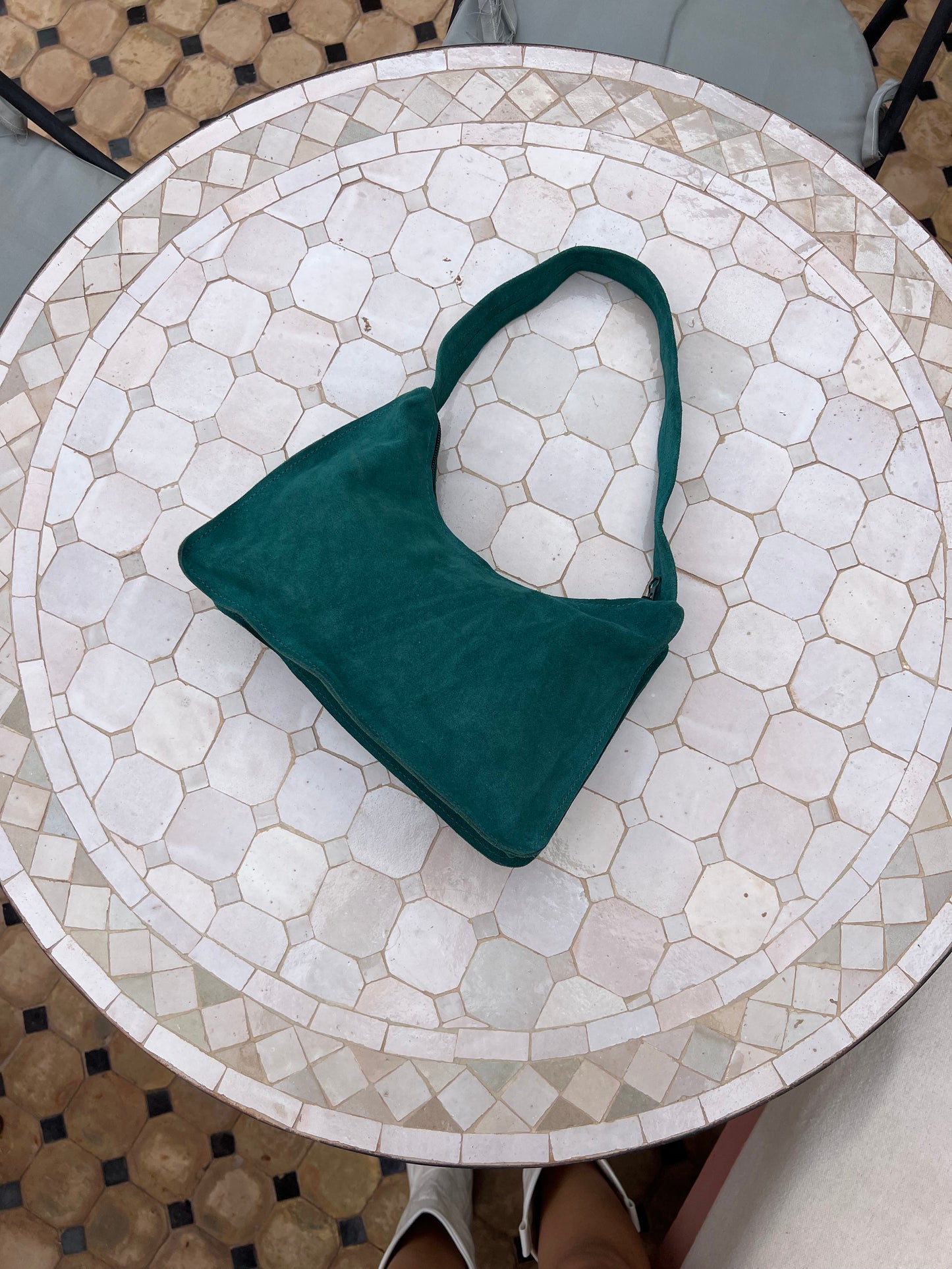 Suède Marra Handbag | Turquoise