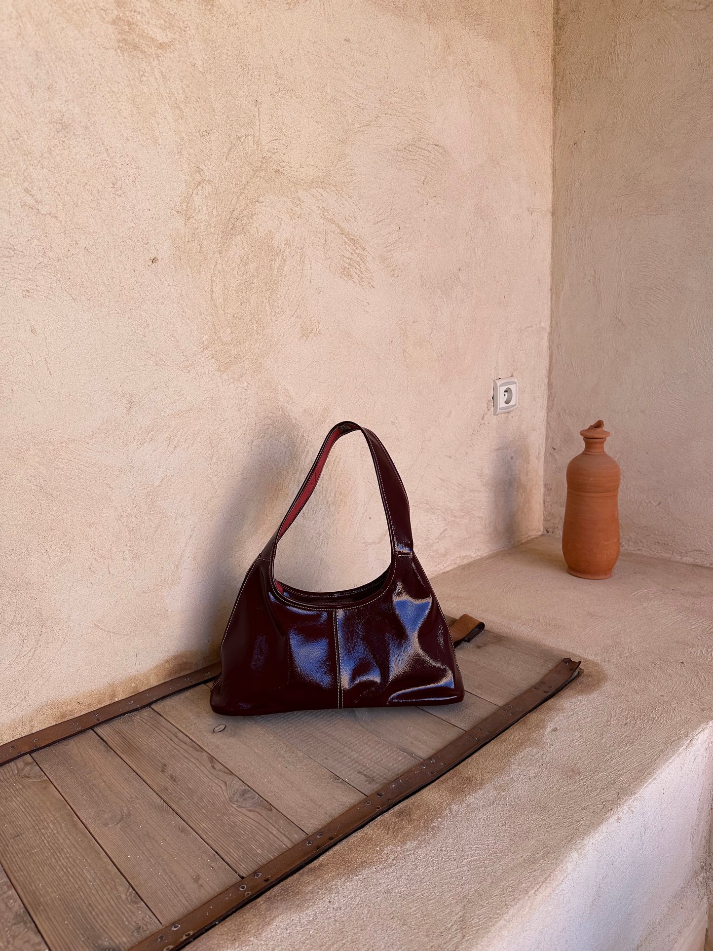 Red Buffalo Bag - Shiny