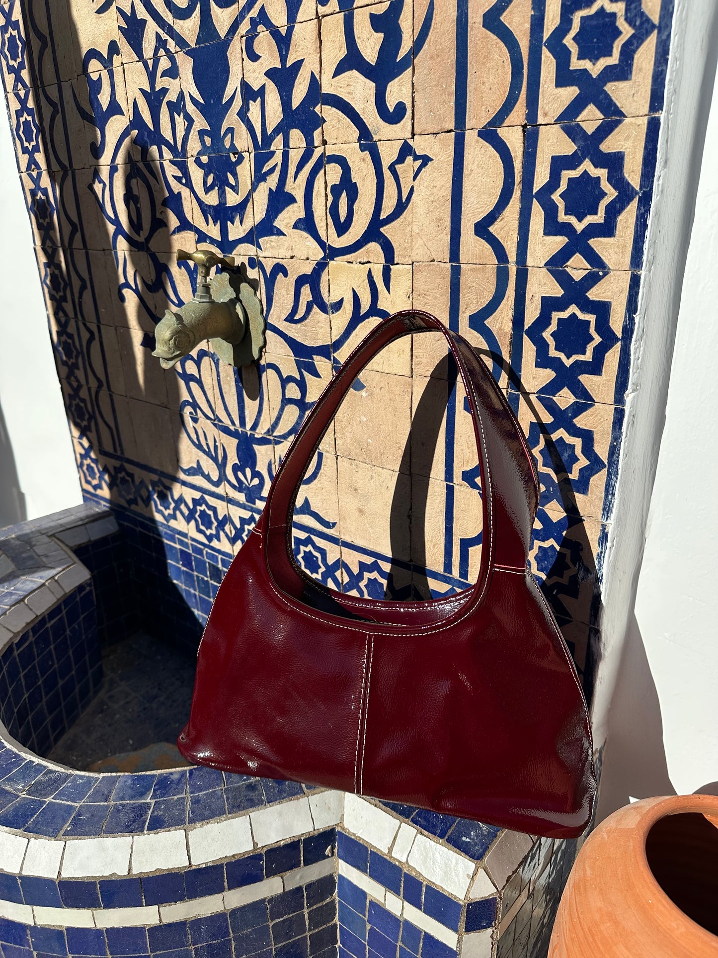Red Buffalo Bag - Shiny