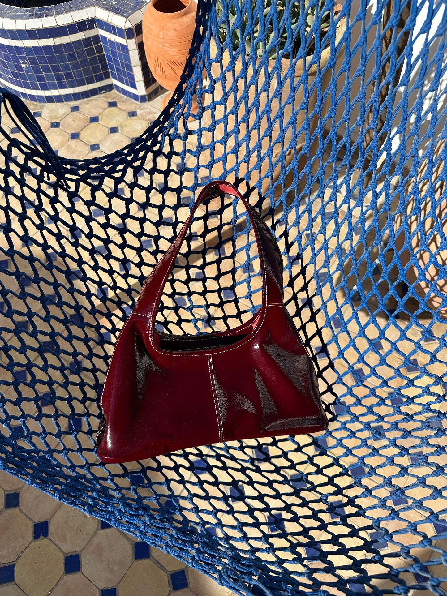 Red Buffalo Bag - Shiny
