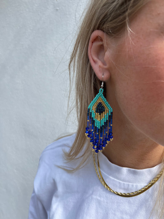 Blue Chacahua Earring