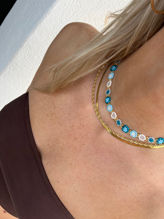Blue Oaxaca Necklace