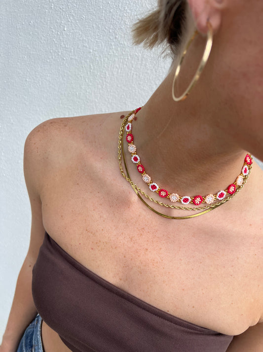Coral Oaxaca Necklace