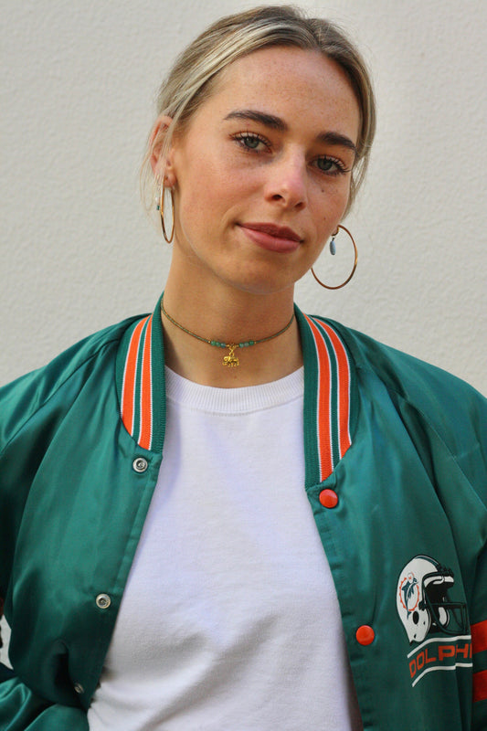 Green Elephant Necklace