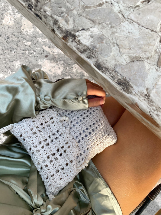 White Canggu Beach Bag