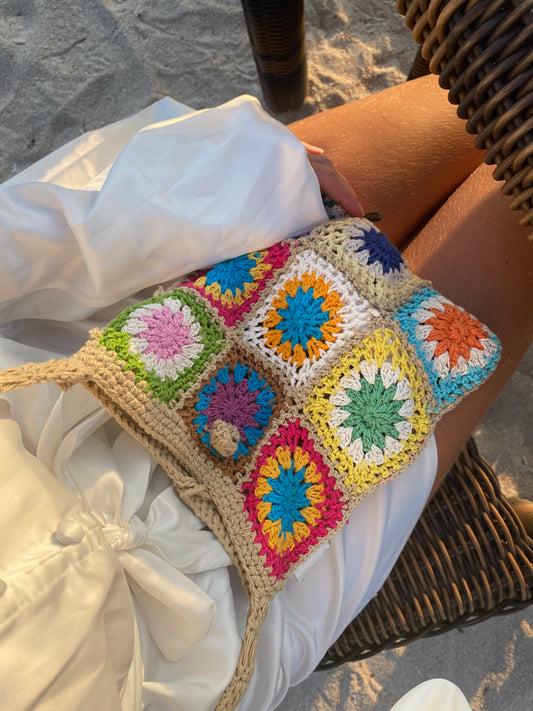 Beige Uluwatu Beach Bag
