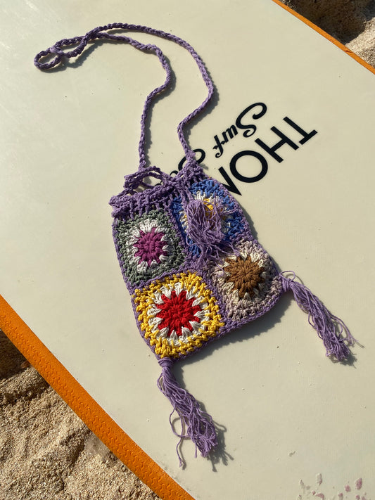 Purple Uluwatu Beach Bag Small