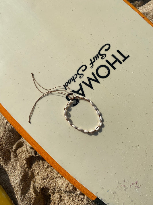 Bali Shell Choker Brown