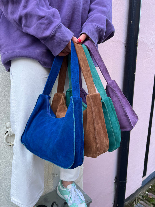 Suède Marra Handbag | Blue
