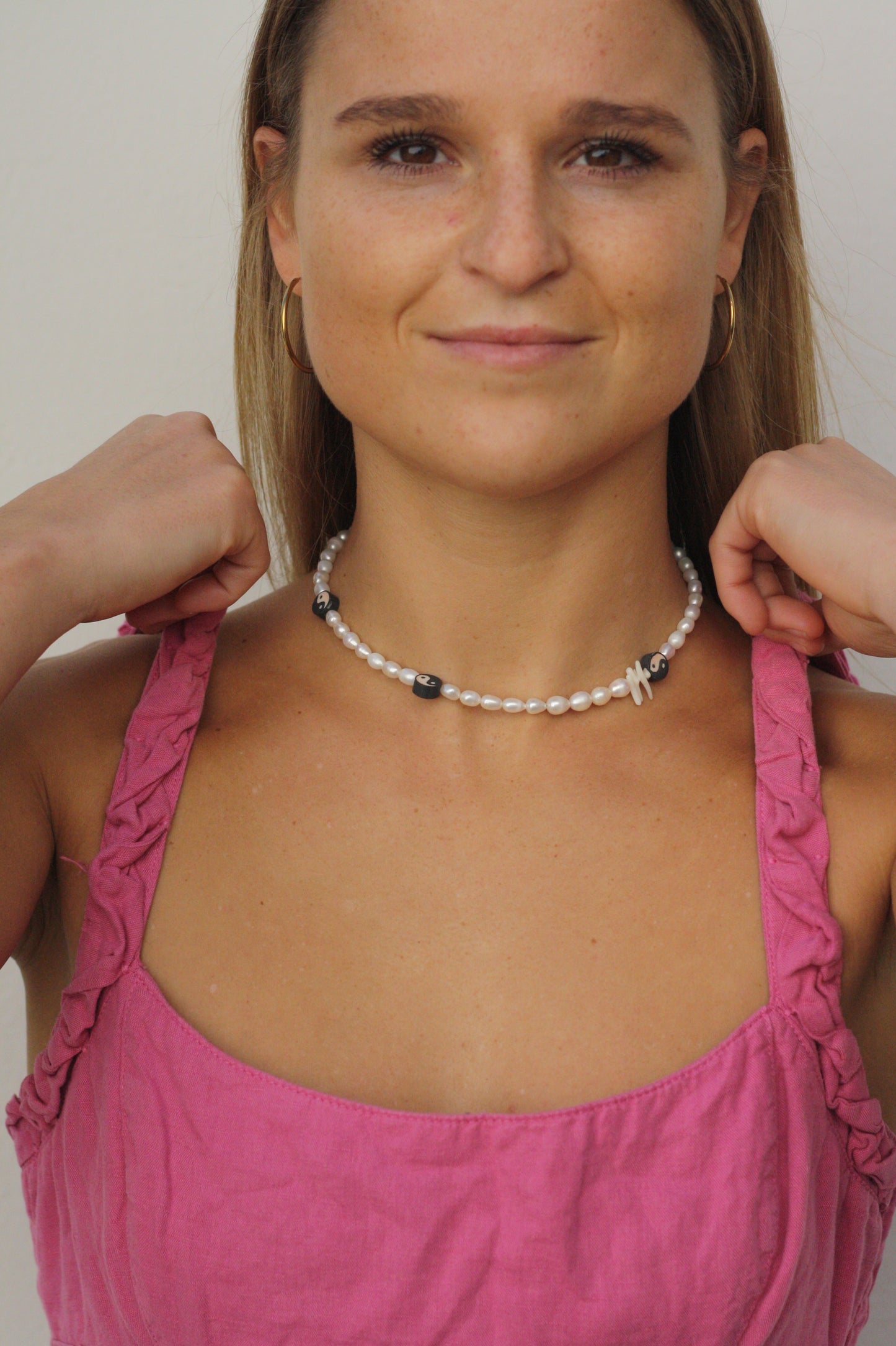 Yin Yang Pearl Necklace