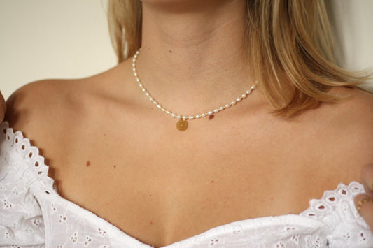 Bohemian Pearl Necklace