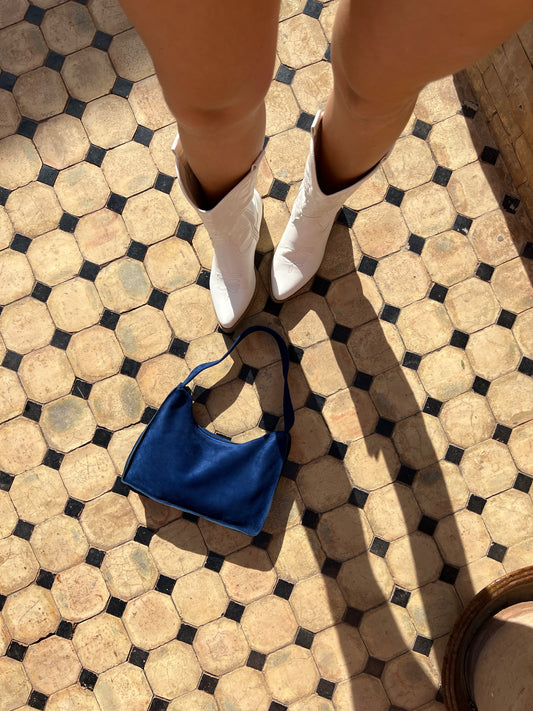 Suède Marra Handbag | Blue